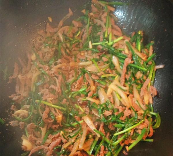 韭菜炒牛肉,家常菜,下饭菜怎么做图11