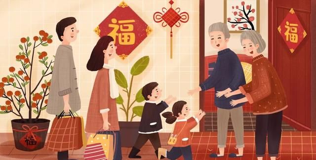 文化年俗正月初一拜大年,大年初一拜大年图片图4