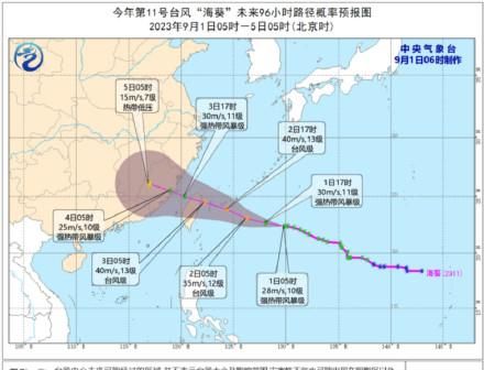 第11号台风海葵走向,第11号台风海葵的温馨提示图1
