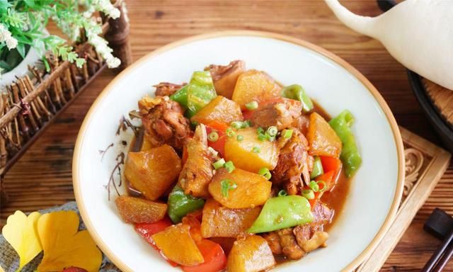 萝卜炒鸡肉最好吃的做法,鸡肉萝卜图10