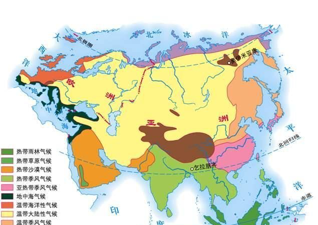 高中地理每日讲一题大洋洲的气候图1