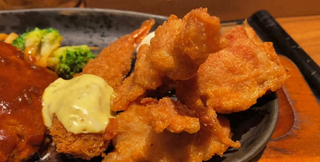 日本料理汉堡肉图1