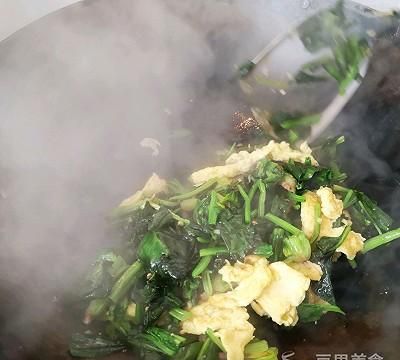 网红美食我来做 菠菜炒鸡蛋怎么做图8