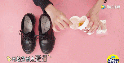 鞋子沾点鸡蛋黄,一抹污渍全消失,比新买的还干净!