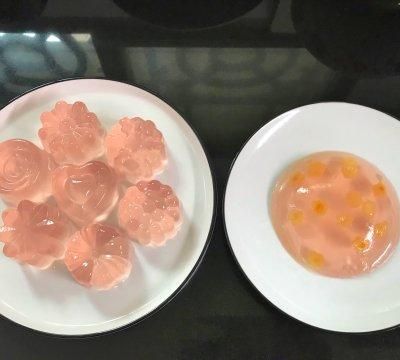 夏日必备,Q弹爽滑的桃子果冻