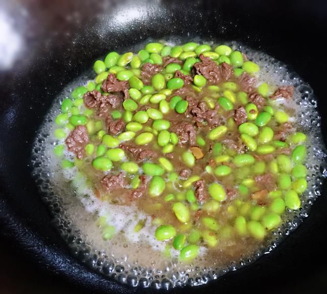 10分钟小炒,毛豆加牛肉,营养翻倍