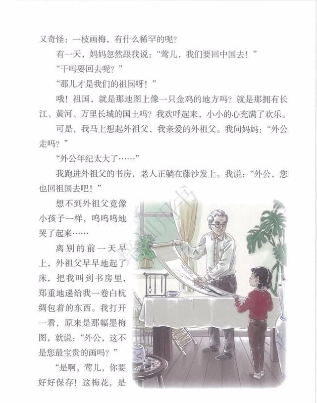 统编版五年级下册《4.梅花魂》知识点