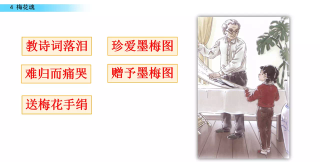 统编版五年级下册《4.梅花魂》知识点