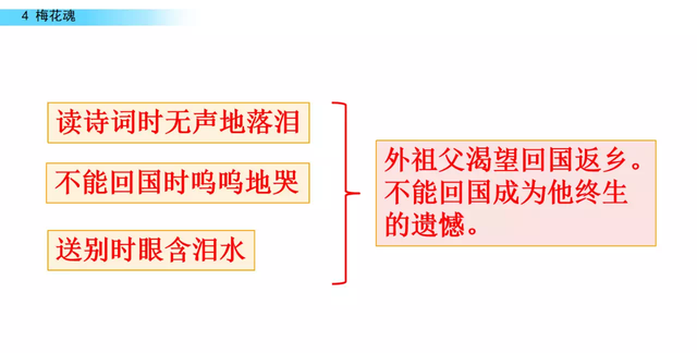 统编版五年级下册《4.梅花魂》知识点